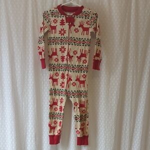 Hanna Andersson ZIP Up Sleeper Dear Deer Pattern 90cm/US 3